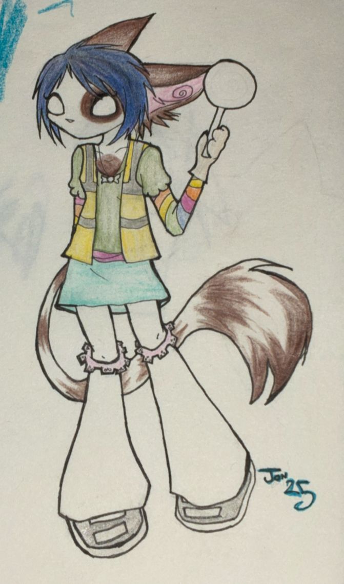 Girl in a jacket